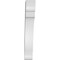 Ekena Millwork 3 1/2-in. W x 12-in. D x 24-in. H Olympic Architectural Grade PVC Knee Brace BRCP035X12X24OLY - alternate 4